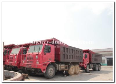 China 70 van de Op zwaar werk berekende Stortplaatston Vrachtwagen voor Mijnbouw ZZ5707S3840AJ 30m3 en 371hp Te koop