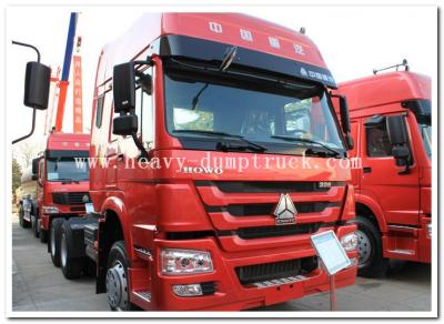 Cina camion/motore primo del trattore di Sinotruk Howo di 10 ruote con la cabina e le gomme di lusso 12R20 in vendita