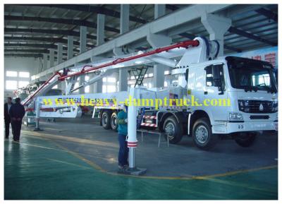 China 42m boom Concrete Pump Vehicle with HOWO Chassis and Pipe-valve for sale