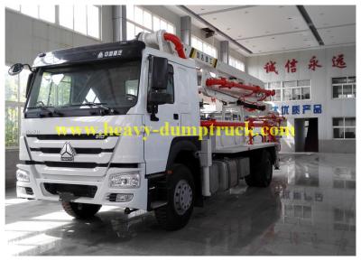 China Professionele Concrete Pompvrachtwagen 27m boom Duitse ZF leiding Te koop