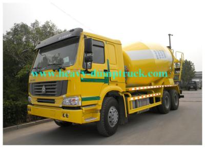 China HOWO 10 wheels Concrete Mixer Truck 10 cubic meter 336hp for Congo 6X4 Yellow color for sale