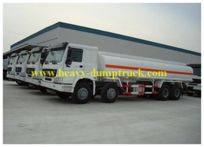 China Fuel tanker truck Sinotruk howo A7  8x4 in aluminum , Oil Delivery Trucks for sale