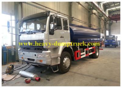 China Brandstof/olietankwagen336hp 4x2 Aandrijving 10000L met machtsstart Te koop