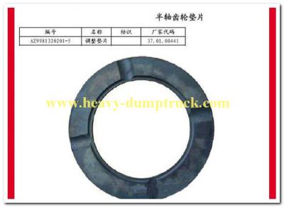 China Truck Spare Parts Half shaft gear washer part number AZ9981320201-5 for sale