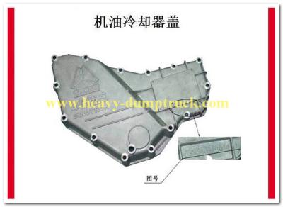 China Oil cooler cover HOWO Spare Parts number VG1540010014 with warranty for sale