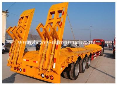 China Low Bed Trailers with Air Suspension System and 2 axles or 3 axles and Q345 Steel plate for sale