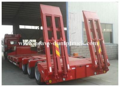 China Hauler Truck Low Bed Trailer 3 Axles 80 Tons for road transportation with warranty for sale