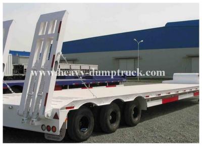 China Heavy duty trailer low bed semi trailer 3 / 4 / 5 axles 50 / 80 / 100 tons for sale