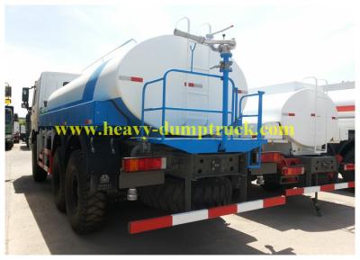 China BV 6X4 water spray truck 10000L euro III high pressure with 15m hoses for sale