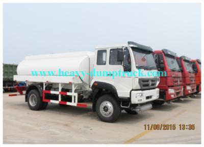 China 4x2 Truck Fuel Tanks White EURO III Water Tanker Lorry 15000L Tank Volume for sale