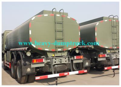 China Green Military 6x4 Water Truck 25000L With EURO II Standard LHD OR RHD for sale