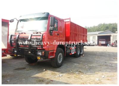 China Senegal heavy cargo truck 6x4 290HP 213 / 2200kw/rpm with Howo 79 cabin for sale