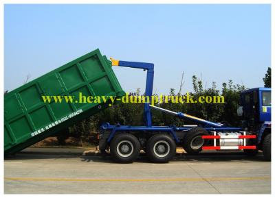 China Color rear lift Garbage Truck 1350mm wheel base euro2 WD615.87 for sale