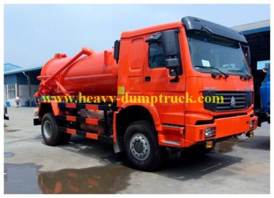 China Howo 10 cbm Sewage Suction Tanker Truck 6x4  for sanitary sewer cleaning for sale