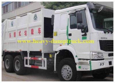 China 16 camiones 290 HP, camión de basura automático CCC/BV de la recogida de residuos de CBM en venta