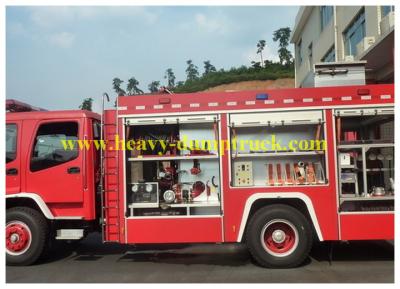 China 6 cbm Fire Fighting Vehicles With Foam Water Tank 4x2 4600mm Wheel Base for sale