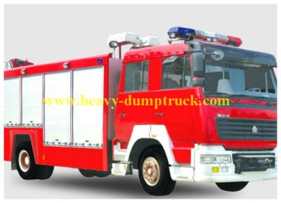 China Fire Engine Trucks SINOTRUK HOWO 4x2 6 CBM with Foam Tank EURO 2 for sale