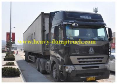 China Howo 8x4 Refrigerated Box Truck with closed Container , Cargo Van Truck for sale