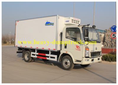 China Sinotruk small Box Van Truck 4X2 10 tons 120HP 2800mm Wheel base for sale