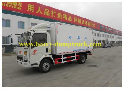 China Sinotruk Mini Commercial Truck Refrigerators 8 tons 4x2 for Togo -18 degrees for sale