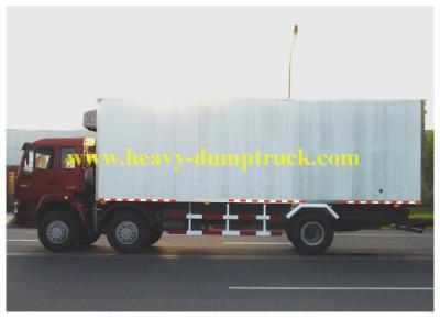 China 6x2 30 tons Howo Refrigerated Box Truck 290hp with warranty and spare parts for sale