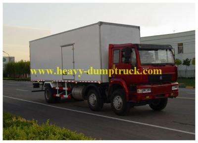 China Refrigerated Box Truck  with Euro III ,  Sinotruk Howo 6X4 Dump Truck Freezing for sale