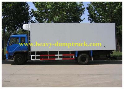 China Refrigerated freezer box truck 5 tons RHD / LHD for seafood transport for sale