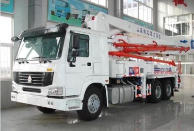 China 36.4 m concrete pump vehicle ZZ5307N4647C with Italy EMMEGI Radiator for sale