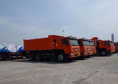 China Heavy Duty Garden Cart Tipper Dump Truck , Tandem Axle Dump Truck Max Speed 75 Km/H for sale