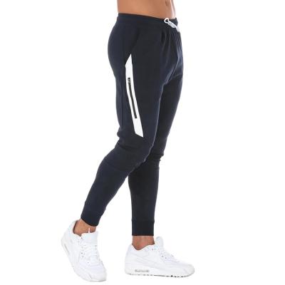 China Custom Wholesale Anti-pilling Workout Fitness Sweatpants Tapered Slim Fit Gym Cotton Jogger Track Pants Man for sale