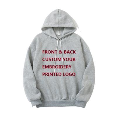 China Custom Printed Cotton Oversize Sweatshirts Men's Anti-pilling Embroidery Hoodies Plain Sweatshirts Unisex Hoodies for sale