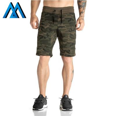 China 100% Cotton Sustainable Male Man Fitness Gay Workout Split Camouflage Running Gym Sport Shorts Wear Men's Athletic Underpants for sale