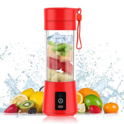 China Easy Handling Rechargeable Fruit Juice Blender Portable USB Mini Home Usb 6 Blades Juicer Blender for sale