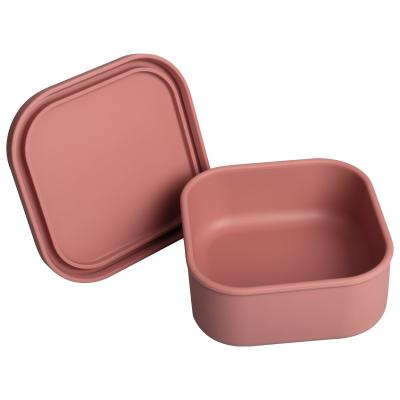 China Cheap Viable Hot Selling Custom Made Silicone Food Container School Children Kids Lunch Box for sale