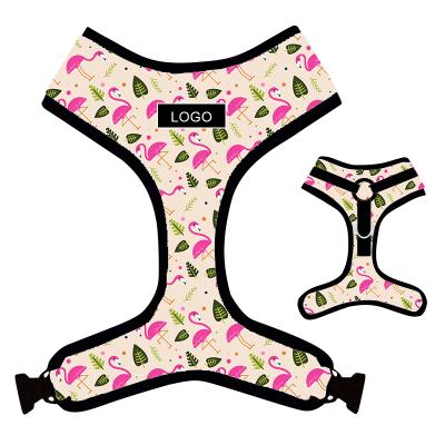 China OEM Custom Logo Pattern Reversible Designer Harness Vest Dog Harness Custom Made From Factory for sale