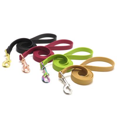 China Factory Wholesale Price Viable Custom Braided Dog Lead Luxury PU Pet Collar TPU Dog Leash For Dog Walking for sale