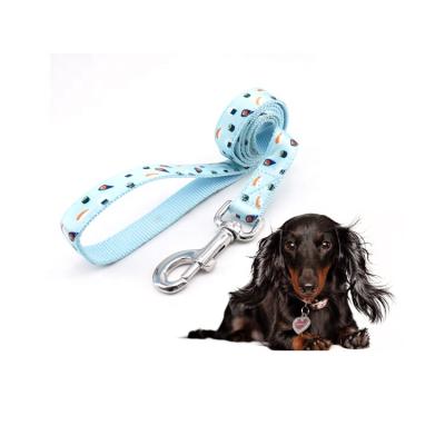 China Personalized Cute Pet Cat Accessories Walking Dog Leash Cotton Nylon Dog Leashes for sale