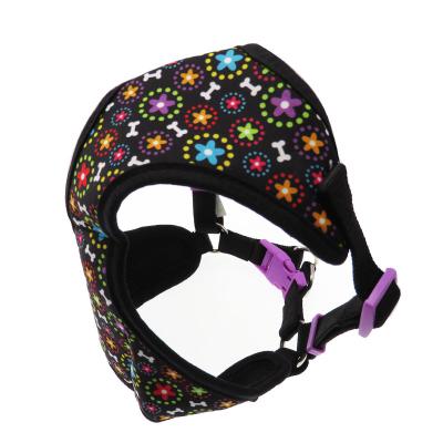 China Hot Sale Padded Dog Harness Small Padded Medium Large Dog Print Personalized Nylon Harness For Dogs for sale