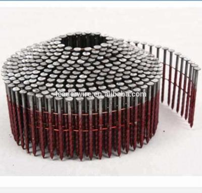 China Conical Type Steel Wire Welding Paddle Coil Nails 2.5*50mm RING for sale