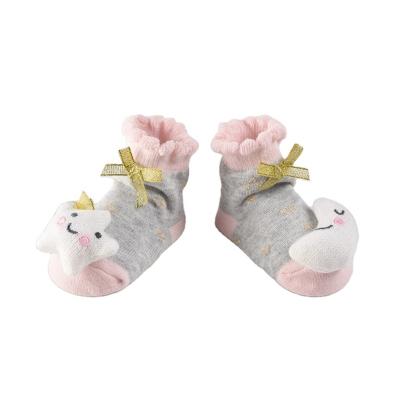 China 3d Cotton QUICK DRY QUICK DRY Infant Newborn Baby Anti Slip Socks for sale