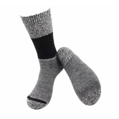 China Handmade Antibacterial Antibacterial Winter Knit Marino Camel Hiking Smart Thick Merino Yaks Angora Pure Wool Socks Custom Made Knitted Knitted Men Wholesale 100% for sale