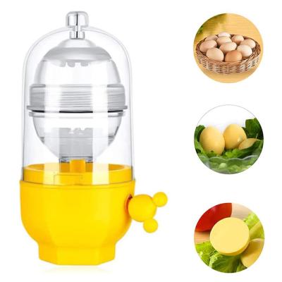 China Stored Golden Manual Egg Shaker Machine Egg Mixer Kitchen Egg Tools for sale