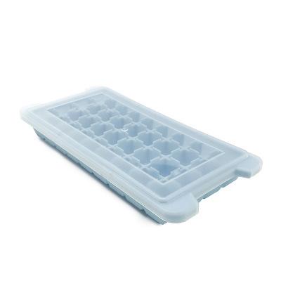 China Sustainable Food Grade Approved Custom Easy Release BPA Free Silicone Ice Cube Molds Trays for sale