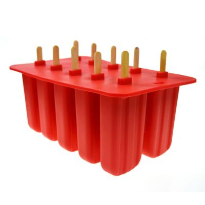 China Viable Homemade Popsicle Molds Shapes, Frozen Silicone Popsicle Maker-BPA Free for sale