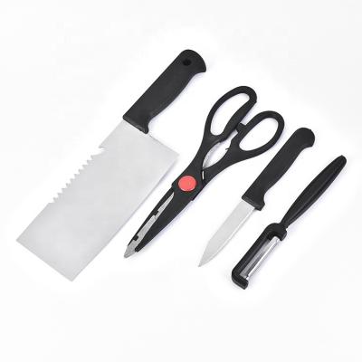 China Quality Sustainable Customized Accepted Kitchen Knife Set Stainless Steel Cutter Kitchen Knife Set for sale