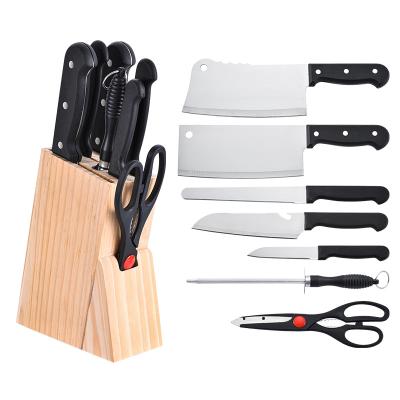 China Stocked Global Chef Knife Set of Triple Rivet Stainless Steel Knife Block and Kitchen Tool Kit for sale