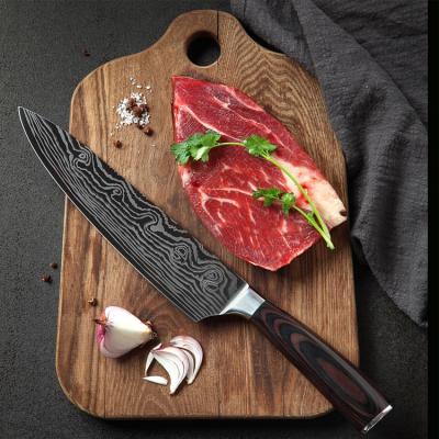 China Sustainable Kitchen Chef Knives Set Multifunction Cooking Knife Damascus Prodessional Steel Chef Knife for sale