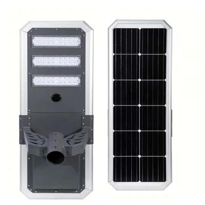 China Outdoor Street All In One Commercial Park Garden Lamp Integrated Solar Power LED Parking Street Light for sale