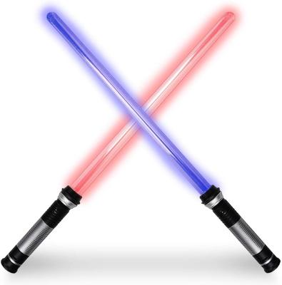 China Lightsaber Deluxe Light Up Double Saber LED Laser Swords FX Set With Color Changing Lights Sound Effects Role Play Support Duel Fighting Toys for sale