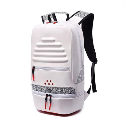 China Moq Waterproof 1 PC PU Sports Bag Package Gym Basketball Backpacks PU Basketball Back Bag for sale